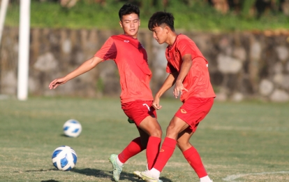 U16 Việt Nam sẵn sàng cho 'trận chung kết' với U16 Indonesia