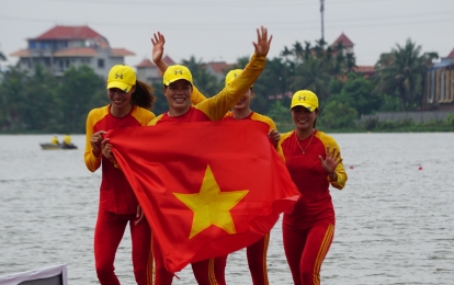 SEA Games 31: Rowing Việt Nam thắng lớn, mang về tấm HCV thứ 6