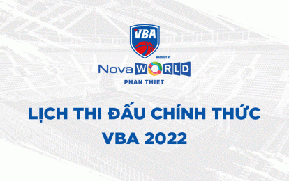 Lịch thi đấu giải bóng rổ VBA 5x5 - 2022 mới nhất