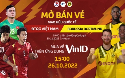 Mua vé xem trận ĐT Việt Nam vs Borussia Dortmund như thế nào?