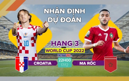 Nhận định, dự đoán tỷ số Croatia vs Maroc: Tái đấu hấp dẫn