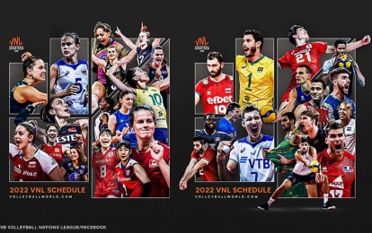 Lịch thi đấu tuần 1 giải bóng chuyền Volleyball Nations League 2022