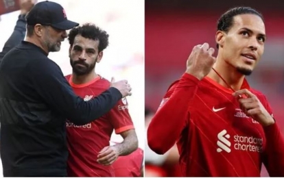 Salah và Van Dijk chạy đua với thời gian để bình phục chấn thương