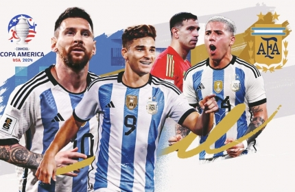 ĐT Argentina công bố danh sách dự Copa America 2024: Messi lĩnh xướng hàng công
