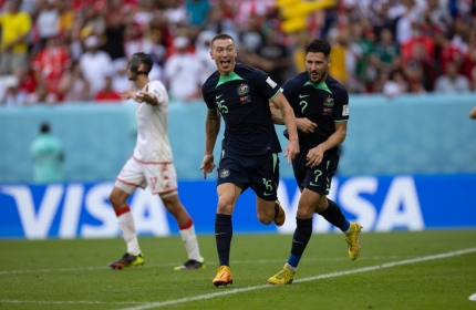 Video bàn thắng Úc 1-0 Tunisia: Châu Á lại mở hội