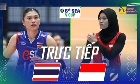 Đánh bại Indonesia, Thái Lan vô địch chặng 2 SEA V.Cup 2026