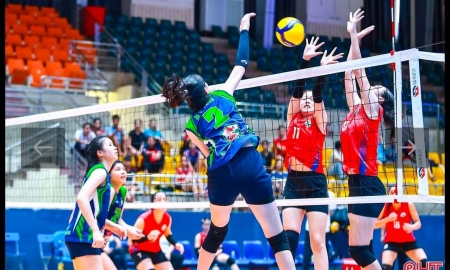 Trực tiếp bóng chuyền Hóa chất Đức Giang 1-0 Hà Nội: Vượt lên dẫn trước