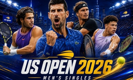 Lịch thi đấu tennis đơn nam US Open 2026 mới nhất