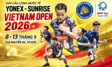 Link xem trực tiếp chung kết Vietnam Open 2026 hôm nay 13/9