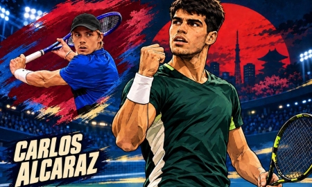 Alcaraz thoát hiểm nghẹt thở, hẹn đấu “cao thủ trái một tay” ở tứ kết Japan Open