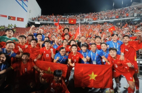 Truyền thông Trung Quốc đồng loạt thán phục màn ngược dòng kinh điển của U22 Việt Nam