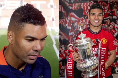 Casemiro tiết lộ lý do tặng huy chương FA Cup cho đồng đội