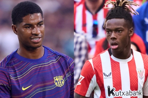 Cựu chủ tịch Barcelona nói thẳng Rashford giỏi hơn Nico Williams