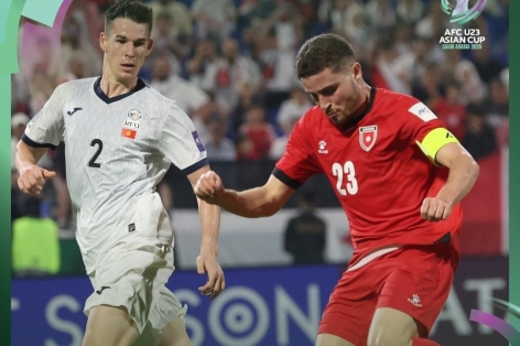 Thắng tối thiểu Kyrgyzstan, U23 Jordan chính thức vào tứ kết