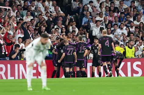 Trực tiếp Real Madrid 1-1 Bayern Munich: Cân bằng tỷ số