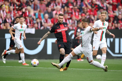 Trực tiếp Bayer Leverkusen 0-0 Augsburg: Chủ nhà dồn ép