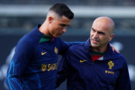 HLV Martinez: 'Ronaldo chuyền cho Bruno ghi bàn quá tuyệt vời'