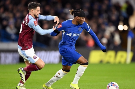 Trực tiếp Aston Villa 2-1 Chelsea: The Blues gặp khó