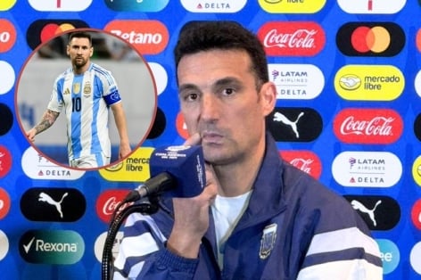 Scaloni nói việc Messi ra sận trận bán kết Copa America gặp Canada
