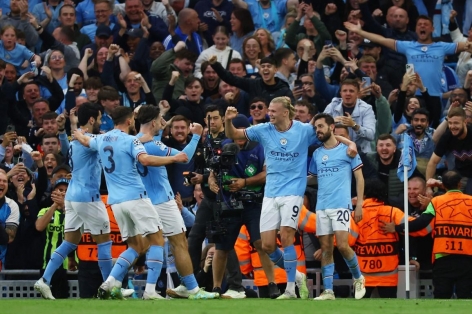 Trực tiếp Man City 0-0 Inter Milan: Đôi công mãn nhãn