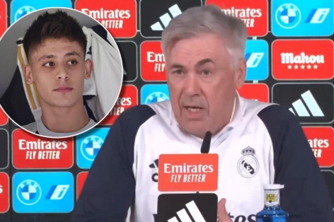 Guler 'tắt điện', bị Ancelotti lãng quên ở Real Madrid