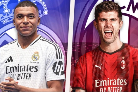 Trực tiếp Real Madrid vs AC Milan, 03h00 hôm nay 06/11