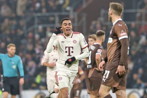 Musiala lập công, Bayern Munich thắng tối thiểu trước St Pauli