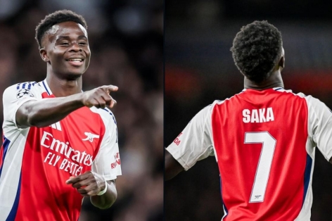 Saka lập cú đúp, Arsenal hạ đẹp Monaco trên sân nhà