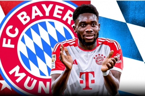 Bayern Munich thành công 'trói chân' Alphonso Davies với mức lương khổng lồ