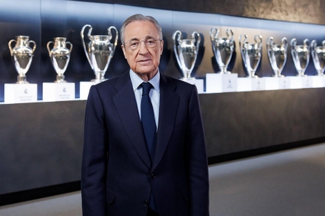 Florentino Perez tái đắc cử Chủ tịch Real Madrid