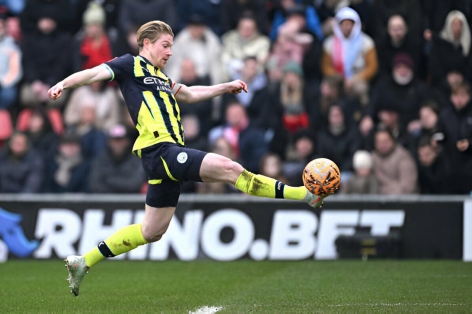 De Bruyne lập công, Man City nhọc nhằn vào vòng 5 FA Cup