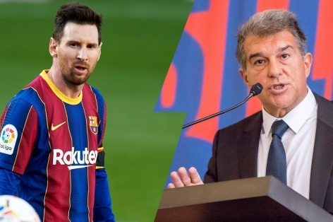 Messi từ chối quay lại Barcelona vì cái tên Laporta