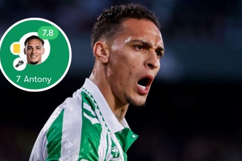 Antony cùng Real Betis sắp làm nên điều không tưởng tại châu Âu