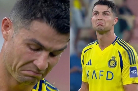 Cristiano Ronaldo hành động kỳ quặc khi Al Nassr bị loại