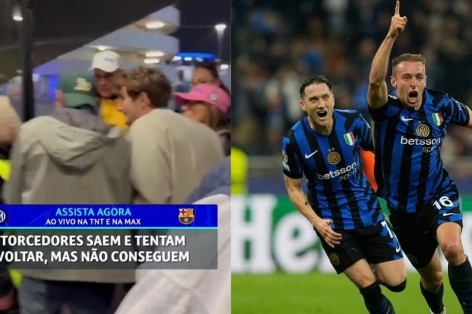 CĐV Inter Milan trả giá đắt vì bỏ về trong đêm địa chấn trước Barcelona