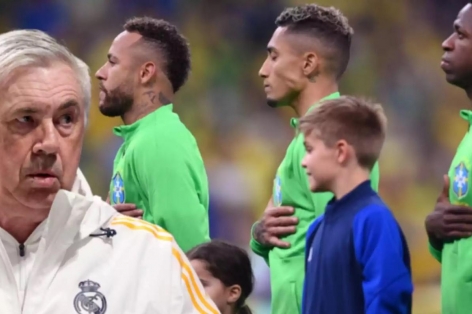 Khủng hoảng đầu tiên của Ancelotti tại ĐT Brazil gọi tên Vinicius