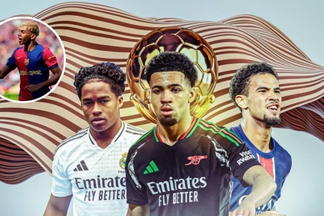 Top 5 Golden Boy 2025: Bất ngờ với cái tên đứng đầu, không phải Yamal