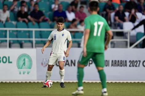 Trực tiếp Turkmenistan 3-1 Thái Lan: Chủ nhà áp đảo