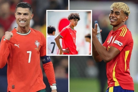 Con trai Ronaldo bất ngờ thừa nhận Yamal giỏi hơn bố mình