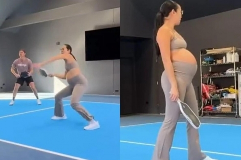 Tranh cãi bà bầu chơi pickleball: Mẹ khỏe con vui hay tiềm ẩn nguy hiểm?