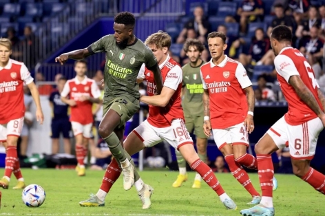 Trực tiếp Arsenal 0-0 AC Milan: Modric ra mắt