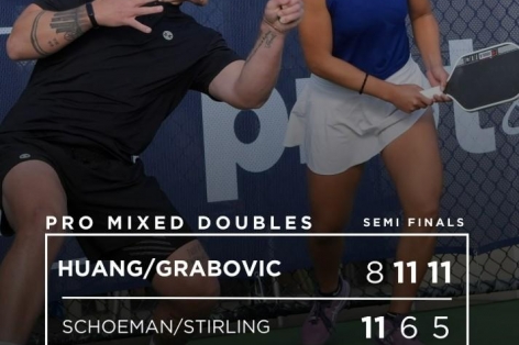 Ngược dòng ngoạn mục, Huang & Grabovic tiến vào chung kết Brisbane Pickleball Cup