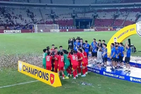 Khung cảnh đáng buồn khi U23 Việt Nam vô địch Đông Nam Á