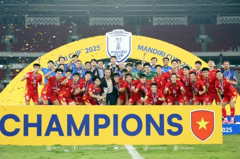 U23 Việt Nam nhận thưởng khủng sau chiến tích vô địch U23 Đông Nam Á 2025