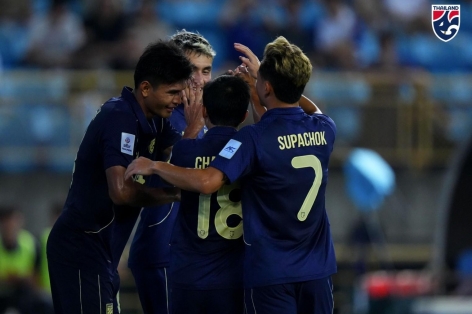 Teerasak chói sáng, Thái Lan thắng đậm Đài Loan tại vòng loại Asian Cup 2027