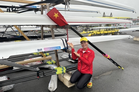 Phạm Thị Huệ về cuối ở lượt đấu phân hạng môn rowing Olympic