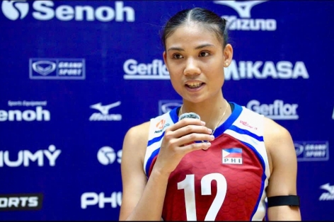 Sao trẻ bóng chuyền nữ Philippines nói thẳng khó khăn tại AVC Nations Cup 2025