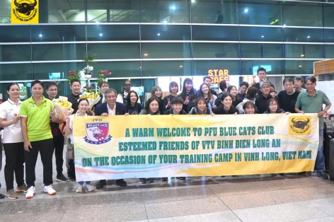Đội bóng cũ của Thanh Thúy đã có mặt tại Việt Nam