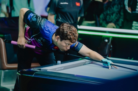 Cơ thủ Việt Nam duy nhất vào vòng 1/8 World Pool Championship