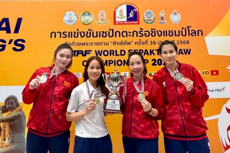 Cầu mây nữ Việt Nam vô địch thế giới bằng niềm tin lớn